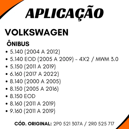Cruzeta Cz-292 Volkswagen 5140/ 9150/ 5140eod/ 8150eo