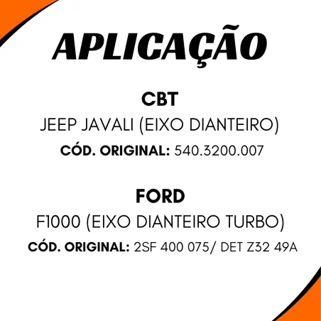 Cruzeta Cz-180 Ford F1000 Turbo 2sf400075