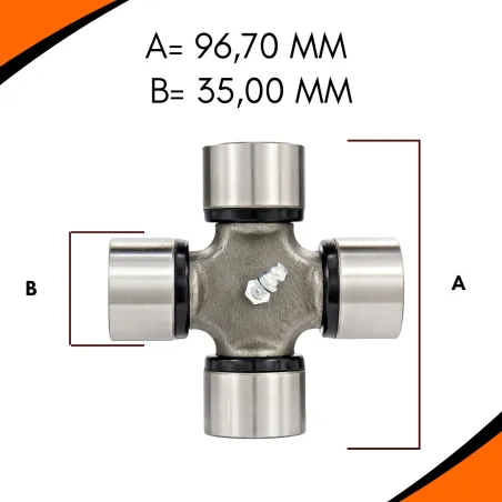 Cruzeta Cz-184 Valtra/Valmet Trator 1860/ 1880 Eixo Apl Imp.
