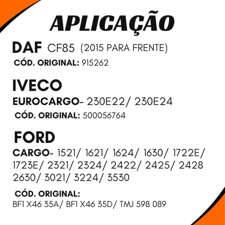Cruzeta Cz-274 Volkswagen 16.300/ 17.300/ 23.310 6x2/ 24.220