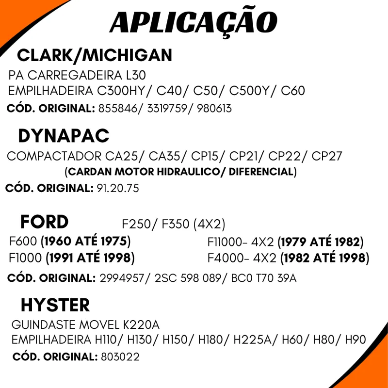 Cruzeta Cz210 Comprimento 106,30 Diametro 30,10