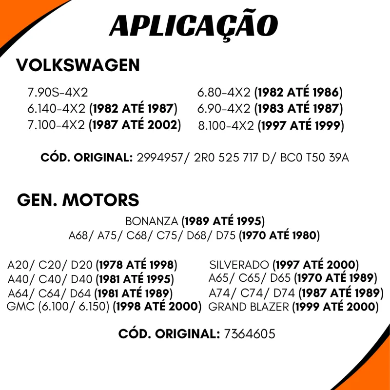 Cruzeta Cz210 Comprimento 106,30 Diametro 30,10