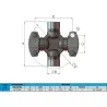 Cruzeta Cz-177 Muller (Wabco) Trator 120cd/W120 Bc4915