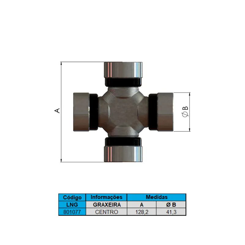 Cruzeta Cz-105 Yale Pa Carregadeira 134a