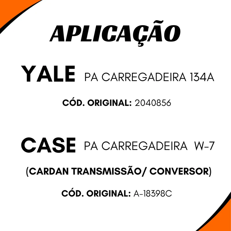 Cruzeta Cz-105 Yale Pa Carregadeira 134a