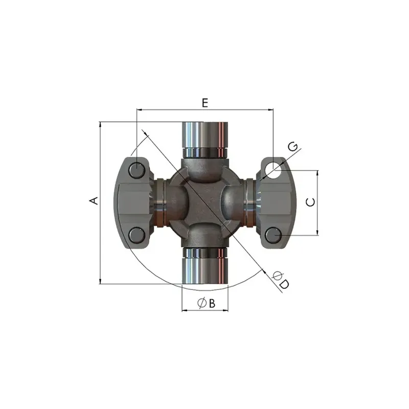 Cruzeta Cz-114 Case Trator Agric. 2470