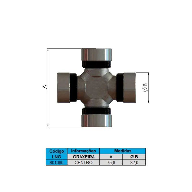 Cruzeta Cz-140 Walterscheid Série W-2400