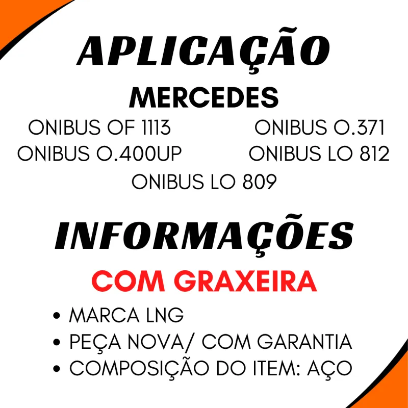 Cruzeta Cz-204 Mercedes L709/ 912/ Of809/ 812/ O371/ O400up/ Of1113