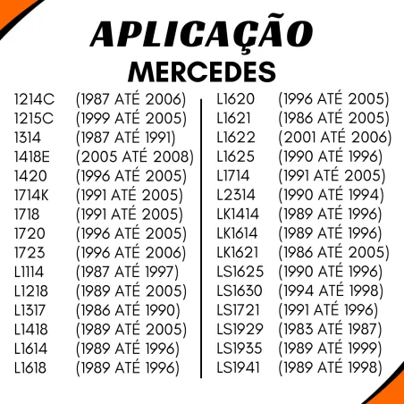 Cruzeta Cz-204 Mercedes L709/ 912/ Of809/ 812/ O371/ O400up/ Of1113
