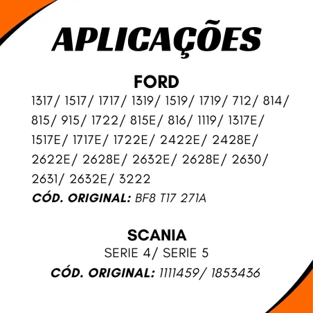 Sensor Velocimetro Ford Bf8t17271a Scania 1111459