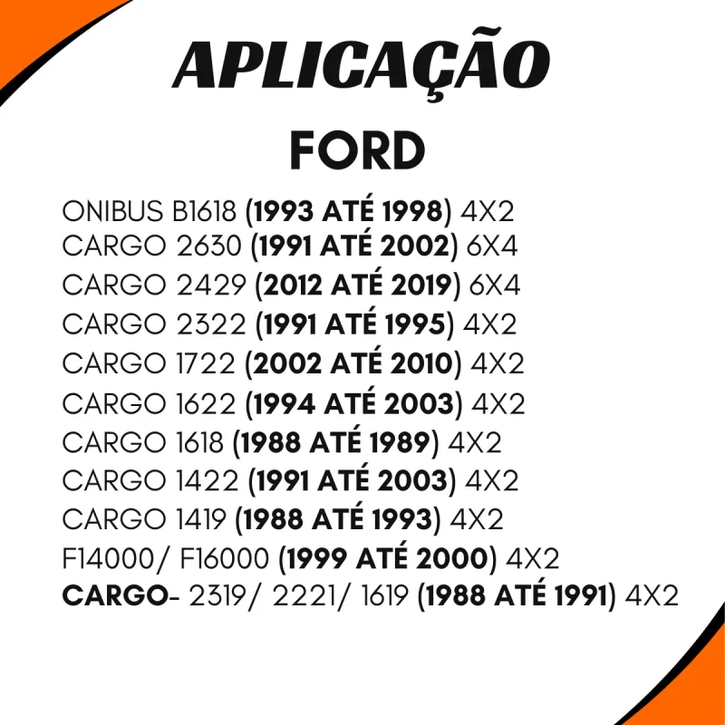 Ponteira Cardan Tras. Mbb/ Vw/ Iveco/ Ford/ Navistar 16 Estrias Tubo