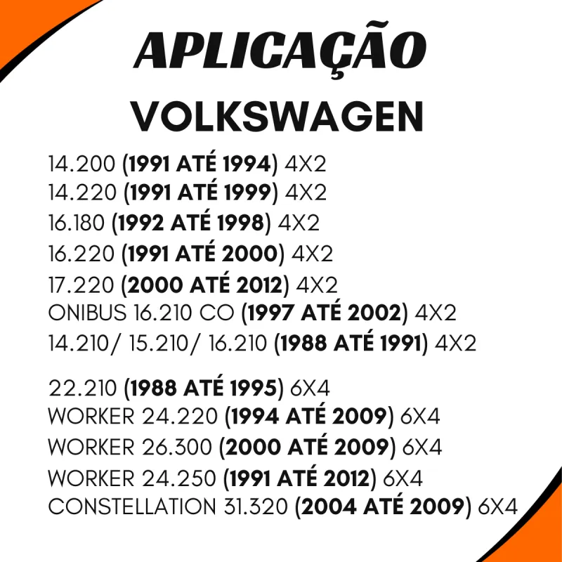 Ponteira Cardan Tras. Mbb/ Vw/ Iveco/ Ford/ Navistar 16 Estrias Tubo