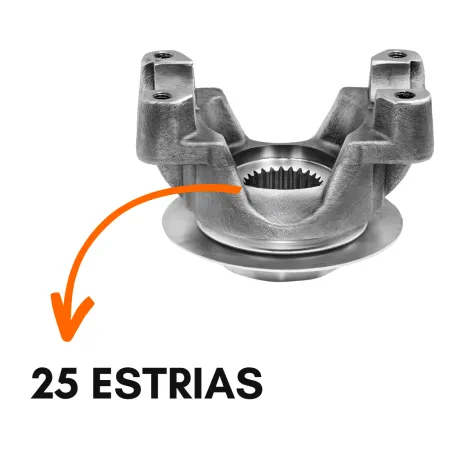 Terminal Diferencial Aço 25 Est. Ford F1000 4x2/ 4x4 (96/98)