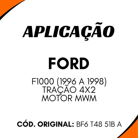 Terminal Diferencial Aço 25 Est. Ford F1000 4x2/ 4x4 (96/98)