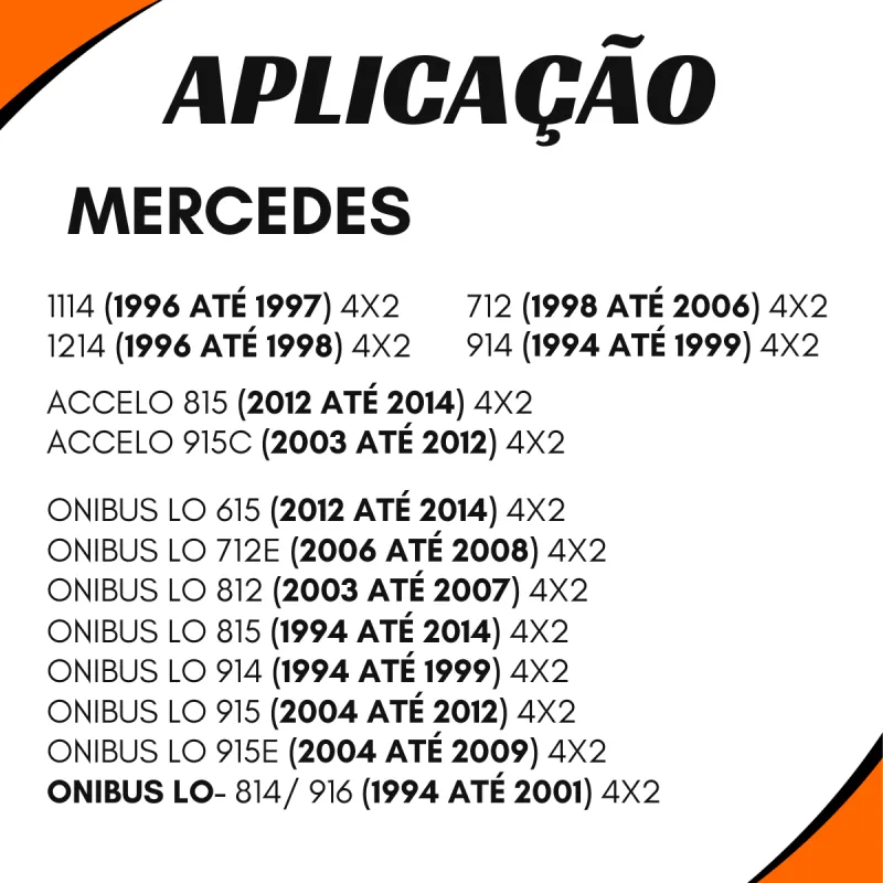 Ponteira Cardan Tras. Ford/ Gm/ Iveco/ Mbb/ Vw 16 Estrias (Encaixe