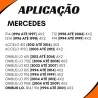 Ponteira Cardan Tras. Ford/ Gm/ Iveco/ Mbb/ Vw 16 Estrias (Encaixe