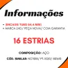 Ponteira Cardan Tras. Ford/ Gm/ Iveco/ Mbb/ Vw 16 Estrias (Encaixe