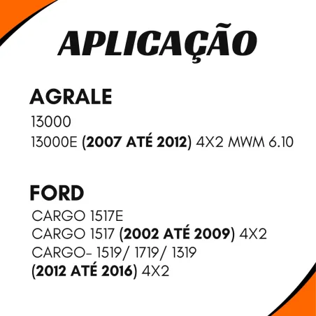 Garfo Cardan Tubo 95,1mm Gm/ Vw/Ford/ Vw/Iveco
