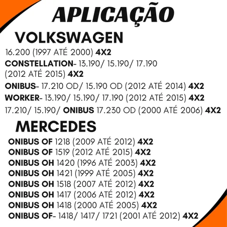 Garfo Cardan Tubo 95,1mm Gm/ Vw/Ford/ Vw/Iveco