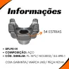 Terminal Cardan Agrale/ Ford/ Vw/ Mbb/ Gm 10 Estrias (5-263x) Aço