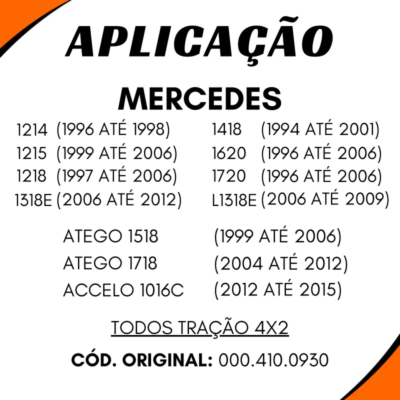 Terminal Cardan Agrale/ Ford/ Vw/ Mbb/ Gm 10 Estrias (5-263x) Aço