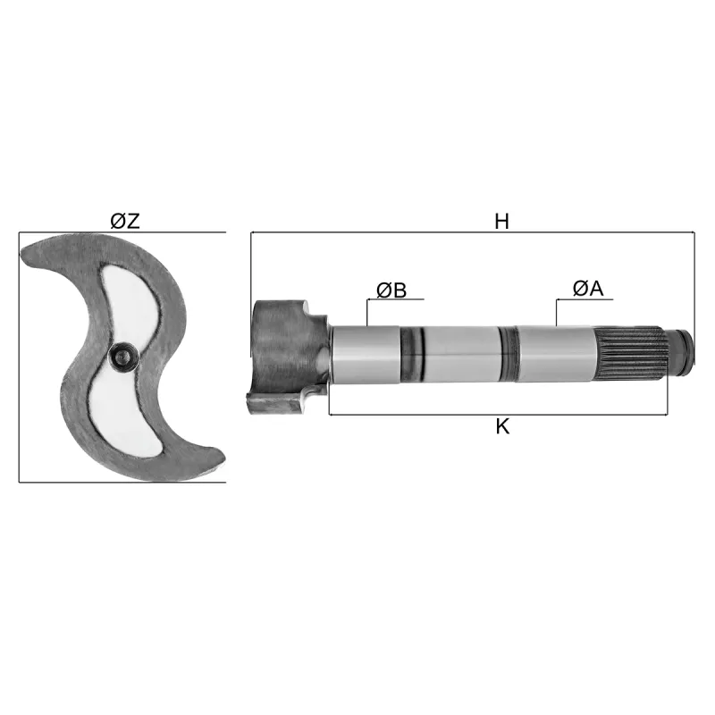 Eixo Expansores S Freio Ar  Dir. Iveco 503106143/ Vw 2tb607048/ Ford