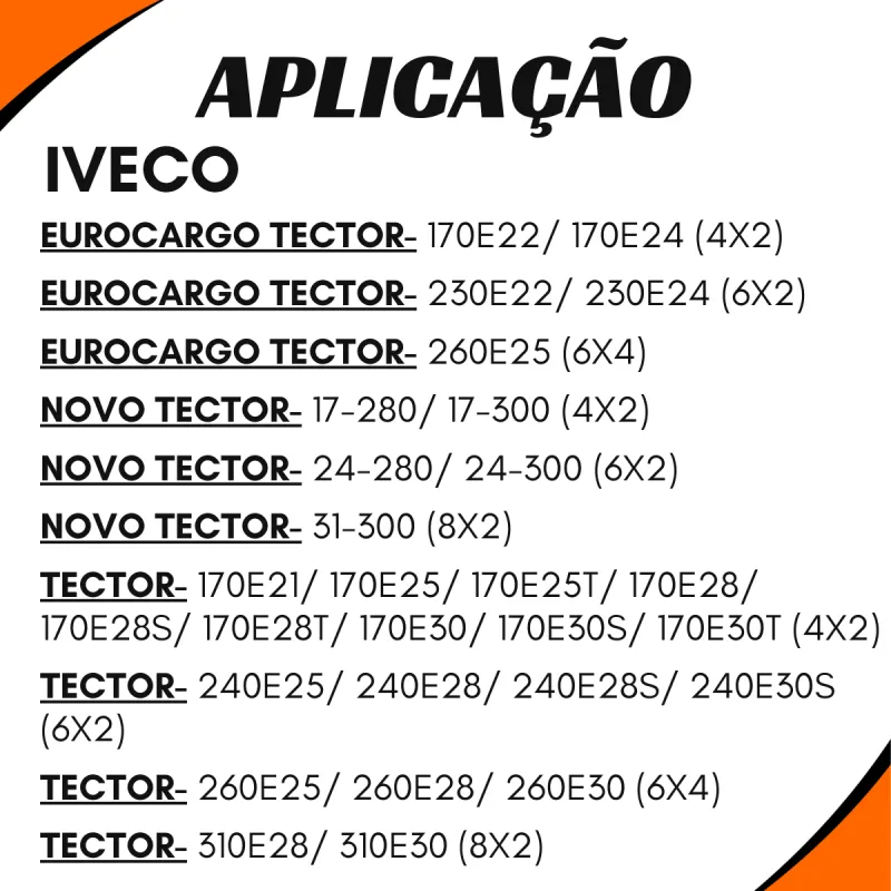 Eixo Expansores S Freio Ar  Dir. Iveco 503106143/ Vw 2tb607048/ Ford