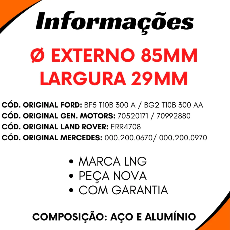 Tensor Correia Sprinter 310 312 Ranger 98a12 F1000 94a98 Blazer S10