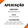 Rolamento C/ Borracha 40mm Pista Larga Vw Iveco Agrale Ford Mbb