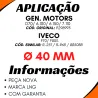 Borracha Rolamento Cardan Mbb/ Agrale/ Ford/ Vw/ Gm/ Iveco Ø 40 Mm