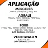 Borracha Rolamento Cardan Mbb/ Agrale/ Ford/ Vw/ Gm/ Iveco Ø 40 Mm