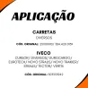 Kit 5 Roletes Sapata Freio Ar Agrale / Vw / Ford / Ford