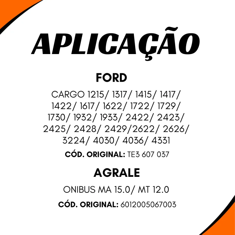 Kit 5 Roletes Sapata Freio Ar Agrale / Vw / Ford / Ford