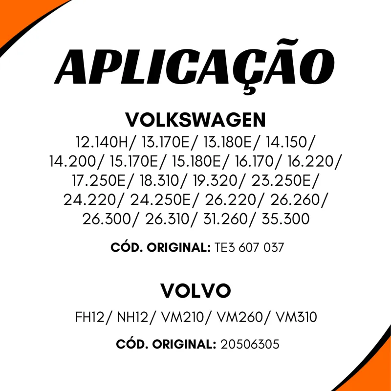 Kit 5 Roletes Sapata Freio Ar Agrale / Vw / Ford / Ford