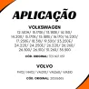 Kit 5 Roletes Sapata Freio Ar Agrale / Vw / Ford / Ford