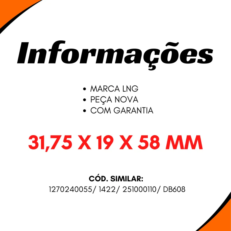 Kit 5 Roletes Sapata Freio Ar Agrale / Vw / Ford / Ford
