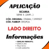 Vidro Espelho Princ. Dir. Scania Série S 2019...