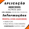 Espelho Rampa Frontal Actros 2651 C/ Aquecedor