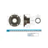 Flange Diferencial Iveco 93163124/ Vw 2t2525 283a/ Volvo 20438622/