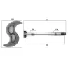 Eixo Expansores S Freio Ar Esq. Volvo 85108546/ Iveco 503355299/