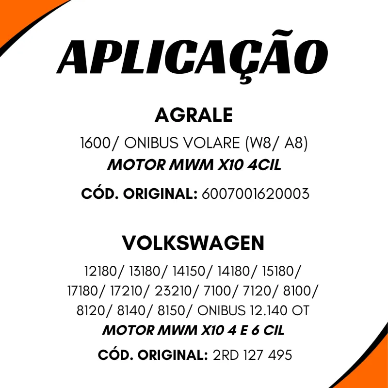 Cabecote Filtro Combustível Vw 2rd127495 / Agrale 6007001620003