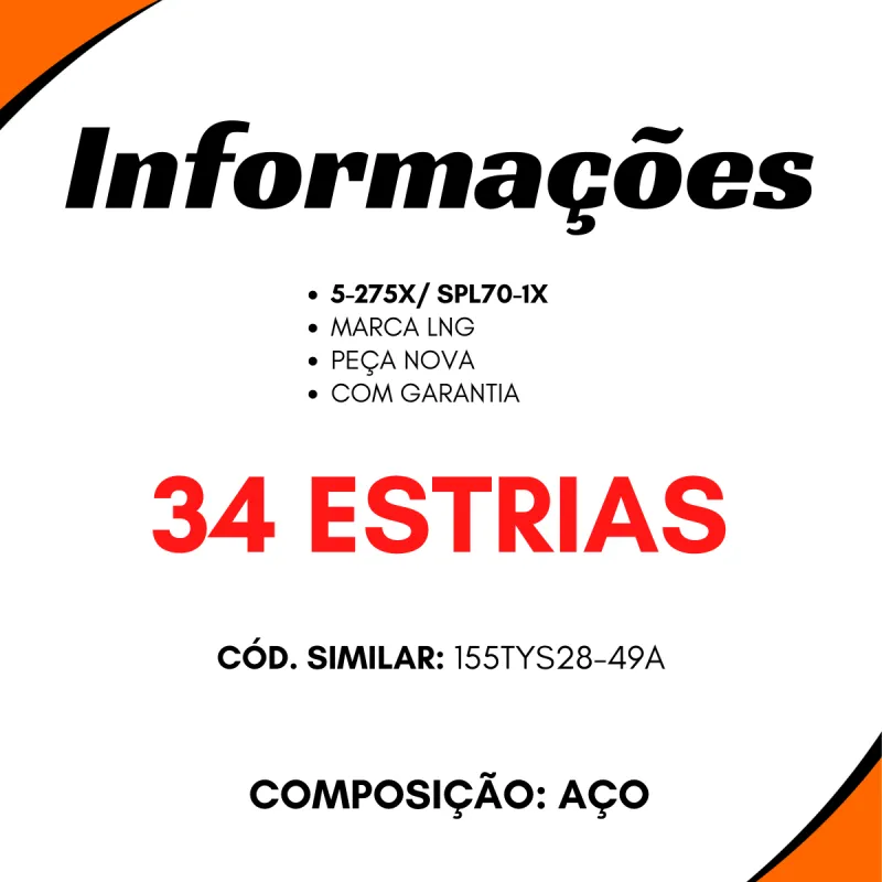 Terminal Diferencial Aço 34 Est. Vw 2r0525283d Agrale 6010009149009