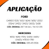 Rolamento C/Borracha Pista Larga 45mm Iveco Agrale Gm Vw Ford Mbb