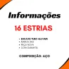 Ponteira Cardan (Tras) Gm/ Ford/ Vw Kombi/ Ford 16 Estrias (Encaixe