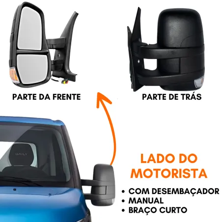 Espelho C/Desemb. Esq. Manual N.Daily (2008...)