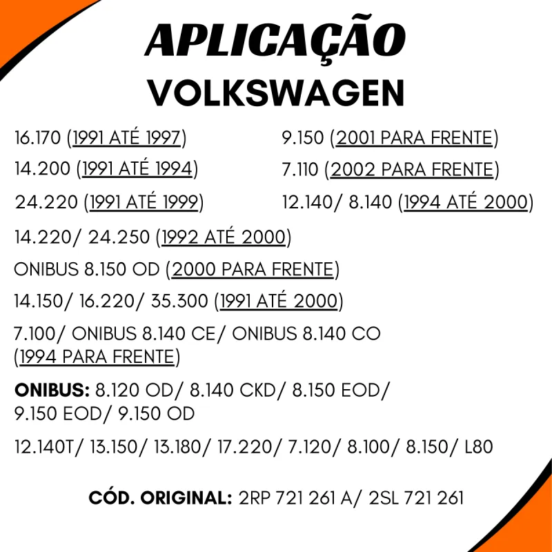 Cilindro Embreagem Ford 96hu7a508aa/ Agrale/ Vw 2sl721261 Auxiliar