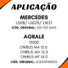 Terminal Diferencial Aço 39 Est. Mbb 0003530645 Ford Tmg525283 Iveco