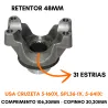 Terminal Câmbio Aço 31 Estrias Ford F1000 4x4 (1993/1998)