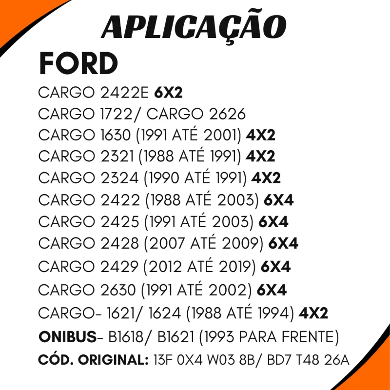 Suporte Cardan C/ Regulag Volvo 20522874/ Mbb 0004100221/ Ford