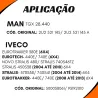 Flange Cardan (De Orelha) Daf Xf 105ftt/ Vw 2u2521145a/ Iveco